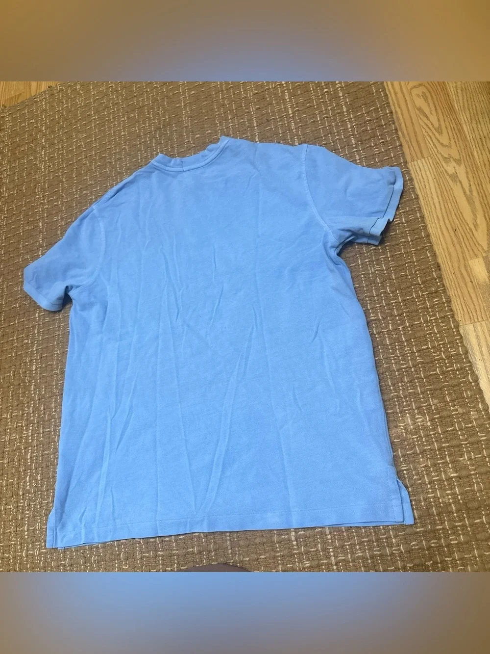 Polo by Ralph Lauren Sky Blue Henley Short Sleeve Shirt
